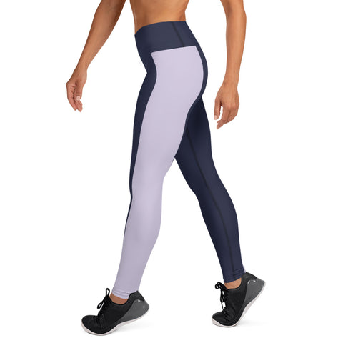 DTI Lavendar Navy Yoga Leggings