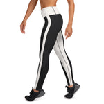 DTI Black Stripe Yoga Leggings