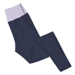 DTI Lavendar Navy Yoga Leggings