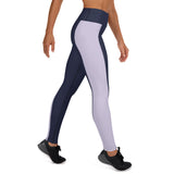 DTI Lavendar Navy Yoga Leggings