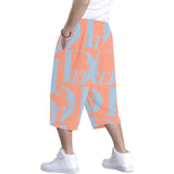 Descendants of the Island Salmaon Blue Men's All Over Print Baggy Shorts (Model L37)