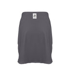 DTI Dark Grey Solid Skirtwith Pocket