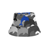 Descendants of the Island Dolphin Camo 6 Cobalt Bucket Unisex Bucket Hat