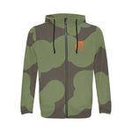 Descendants of the Island Dolphin Men's Camo 6  Zip Hoodie