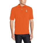 DTI Red Orange Solid Polo Men's Shirt