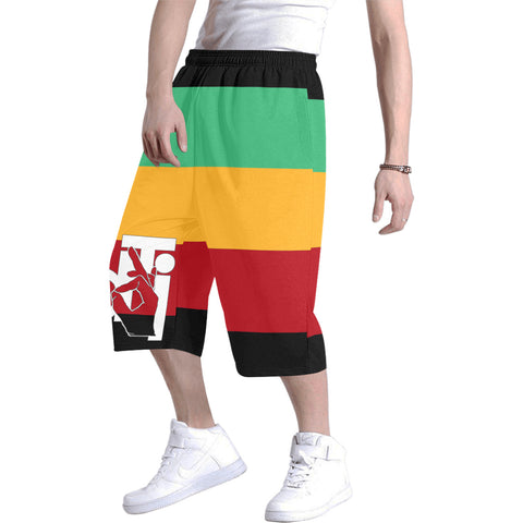 Africk Block Men's Baggy Shorts