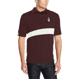 DTI Dark Burgundy Polo Men's Shirt