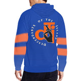 Descendants of the Island Cobalt Men's All Over Print Full Zip Hoodie (Model H14)