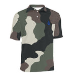 Descendants of the Island Dolphin Camo Men's All Over Print Polo Shirt (Model T55)