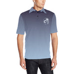 Descendants of the Island Deep Periwinkle Men's All Over Print Polo Shirt