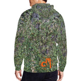 Descendants of the Island Hunt Club Camo Moss Men's All Over Print Full Zip Hoodie (Model H14)