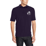 Descendants of the Island Deep Purple Men's All Over Print Polo Shirt