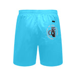 Descendants of the Island Sky Blue Men's Mid-Length Beach Shorts