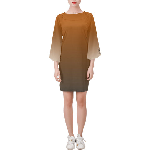 dti tenne fade dress Bell Sleeve Dress (Model D52)