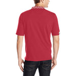 DTI Bright Red Collar Design Polo Men's Shirt