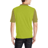 DTI Chartruese Collar Design Polo Men'sShirt