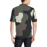 Descendants of the Island Dolphin Camo Men's All Over Print Polo Shirt (Model T55)