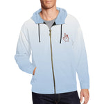 Descendants of the Island Powder Blue Men's All Over Print Full Zip Hoodie