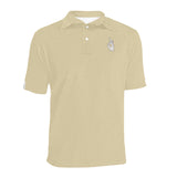 DTI Rich Beige Solid Polo Men's Shirt