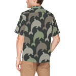 Descendants of the Island Dolphin Camo 5 Hawaiian Men's All Over Print Hawaiian Shirt With Chest Pocket(ModelT58)