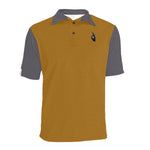 DTI Essex Dark Orange Grey Polo Men's Shirt