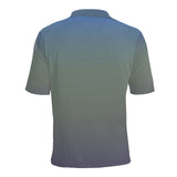 Descendants of the Island Rainbow Blue Men's All Over Print Polo Shirt