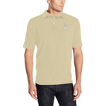 DTI Rich Beige Solid Polo Men's Shirt