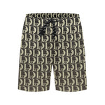 Descendants of the Island Dark Moss Men's Mid-Length Beach Shorts