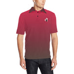 Descendants of the Island Vermillion Men's All Over Print Polo Shirt (Model T55)