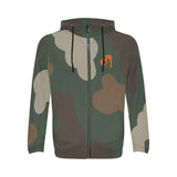 Descendants of the Island Dolphin Camo 3 Men's Zip Hoodie