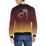 Descendants of the Island Volcano Sweatshirt Men's Rib Cuff Crew Neck Sweatshirt