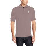 DTI Mauve Solid Polo Men's Shirt