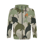 Descendants of the Island Dolphin Camo 5 Men's Zip Hoodie