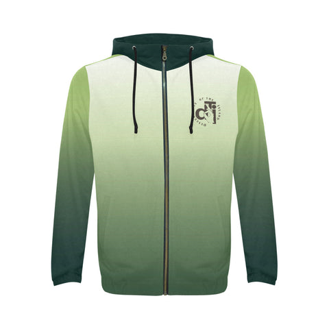 Descendants of the Island Gator Men's All Over Print Full Zip Hoodie