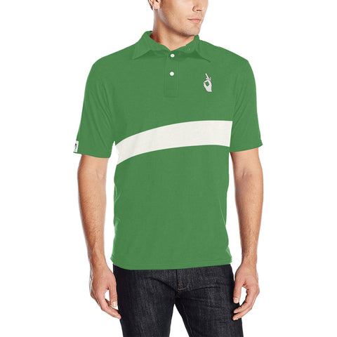 DTI Strong Green Men's Polo Shirt