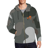 Descendants of the Island Dolphin Camo 1 Men's  Full Zip Hoodie