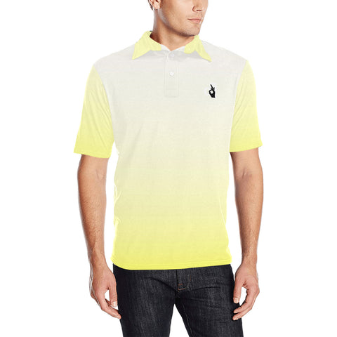 Descendants of the Island Lemonade Men's All Over Print Polo Shirt (Model T55)