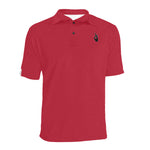 DTI Bright Red Solid Polo Shirt