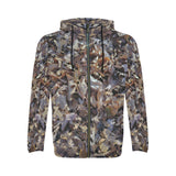 Descendants of the Island Hunt Club Camo Leaves Men's All Over Print Full Zip Hoodie (Model H14)