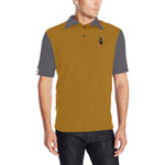 DTI Essex Dark Orange Grey Polo Men's Shirt