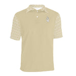 DTI Beige Collar Design Polo Men's Shirt