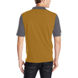 DTI Essex Dark Orange Grey Polo Men's Shirt