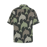 Descendants of the Island Dolphin Camo 5 Hawaiian Men's All Over Print Hawaiian Shirt With Chest Pocket(ModelT58)