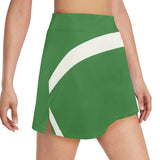 DTI Strong Green and White Stripe Skirt with Pocket