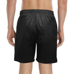 Descendants of the Island Black Men's Mid-Length Beach Shorts