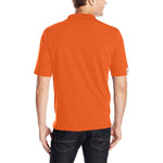 DTI Red Orange Solid Polo Men's Shirt