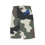 Descendants of the Island Dolphin Camo 9 All Over Print Basketball Shorts With Pockets