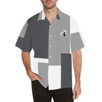 Descendants of the Island Shapes of Grey Hawaiian Men's All Over Print Hawaiian Shirt (Model T58)