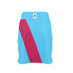 DTI Soccer Blue Pink Stripe Skirt with Pocket