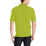 DTI Chartruese Solid Polo Shirt